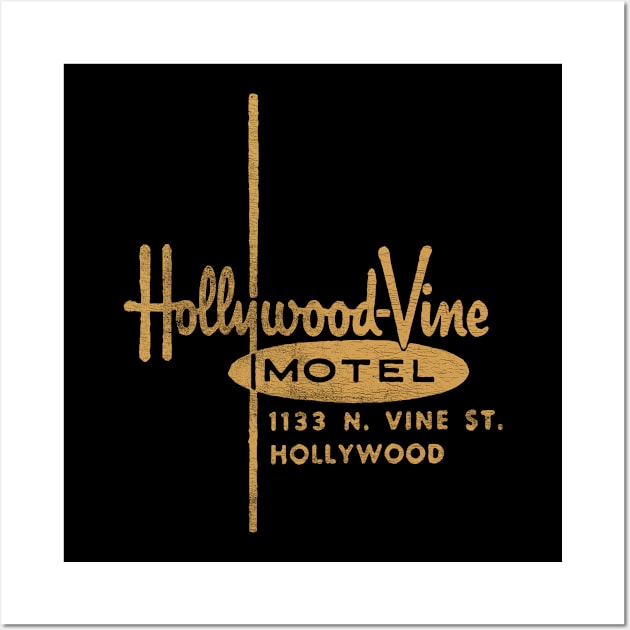 Hollywood & Vine Motel Wall Art by KevShults